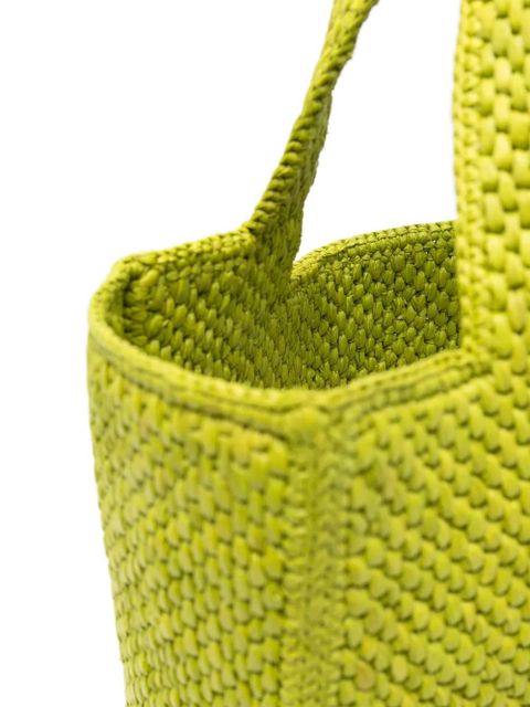 LOEWE small Loewe Font tote bag - Green