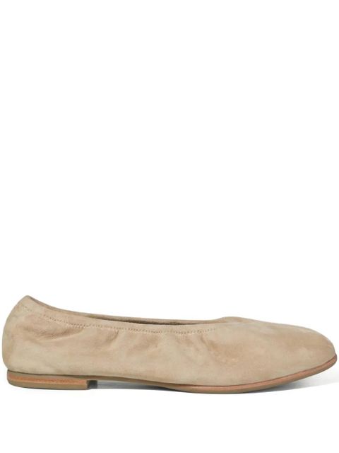 Simkhai Danna suede elasticated ballet flats - Neutrals - zdjęcie produktu nr 1