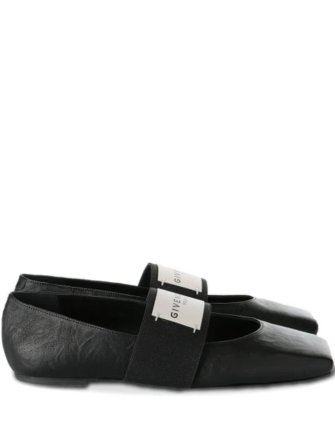 Givenchy Sliced Square elastic-strap ballet flats - Black - zdjęcie produktu nr 1
