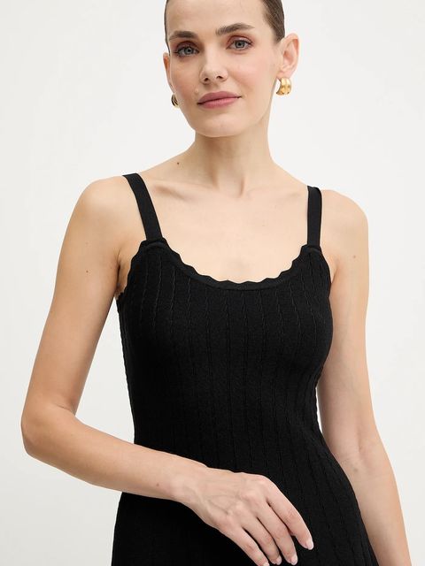 Morgan sukienka kolor czarny mini rozkloszowana RMFANNY