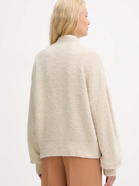 Marella kardigan damski kolor beżowy 2523906044200