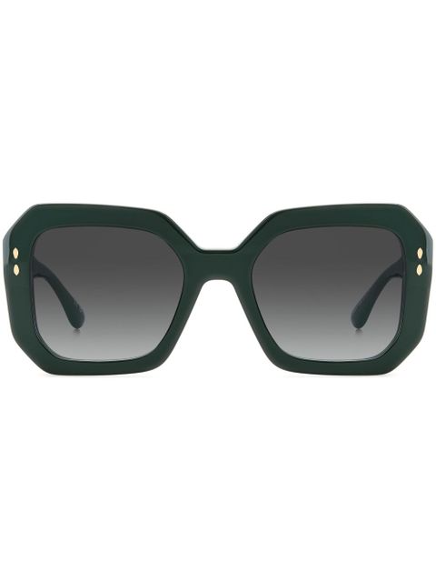 Isabel Marant Eyewear 0190GS square-frame sunglasses - Green - zdjęcie produktu nr 1