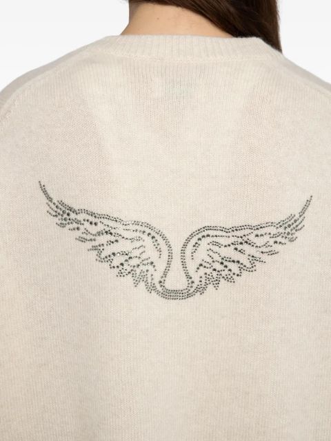Zadig&Voltaire Mikyz strass sweater - Neutrals