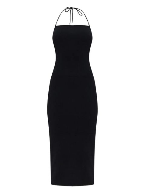 Cult Gaia halterneck ribbed midi dress - Black - zdjęcie produktu nr 1