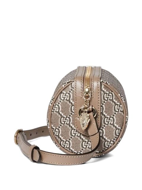 Gucci GG Supreme Canvas cylindrical shoulder bag - Grey - zdjęcie produktu nr 2