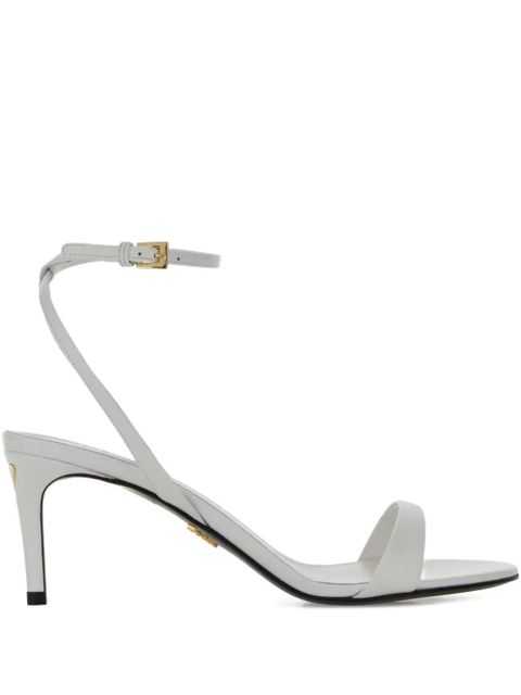Prada leather buckled sandals - White - zdjęcie produktu nr 1