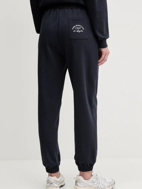 Guess spodnie dresowe NIGELLA damskie kolor granatowy gładkie V5GB03 KCS01