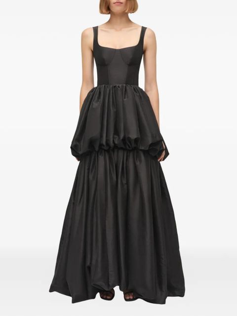 Simkhai Tabitha tiered ballgown maxi dress - Black - zdjęcie produktu nr 2