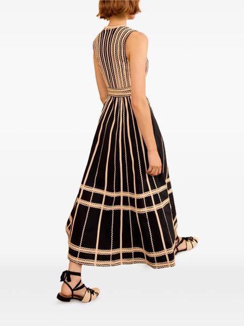 Ulla Johnson Palermo V-neck midi dress - Black - zdjęcie produktu nr 2