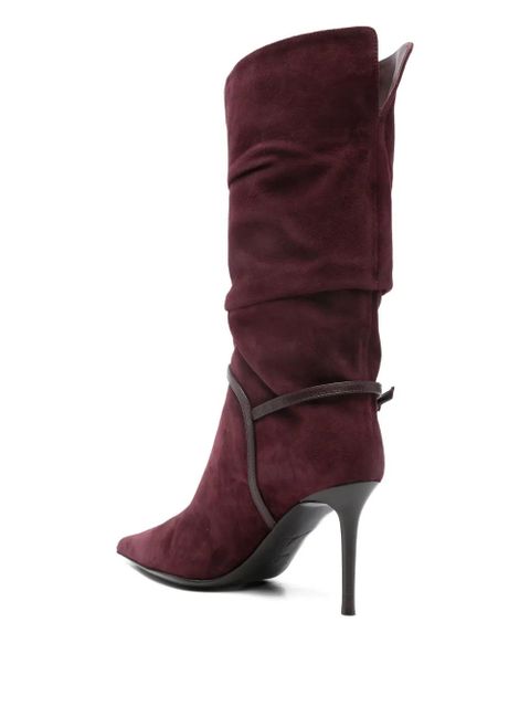 Giuseppe Zanotti 85mm suede boots - Red