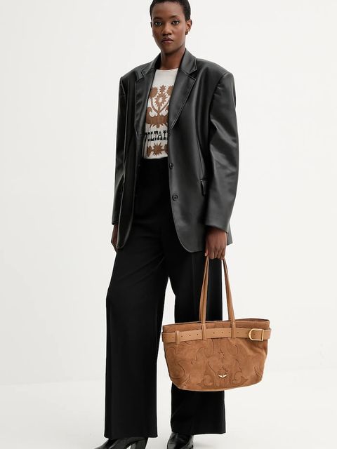 ZADIG&VOLTAIRE sweter wełniany damski kolor beżowy lekki KWSW02802 - zdjęcie produktu nr 2