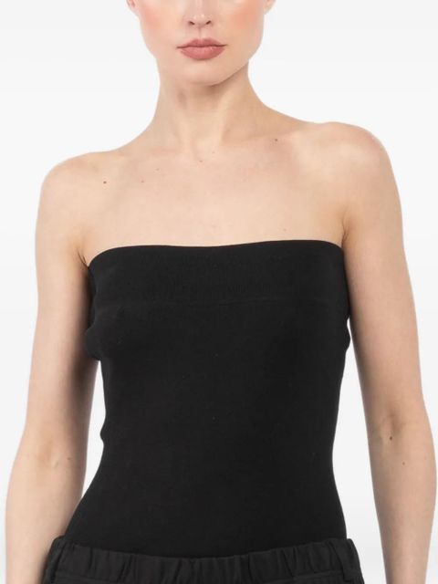 Aya Muse ribbed top - Black - zdjęcie produktu nr 1