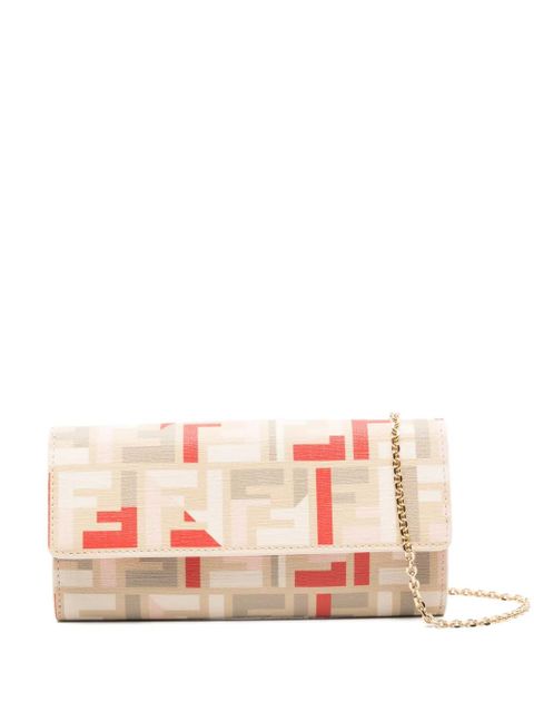FENDI Roma FF-pattern clutch bag - Neutrals - zdjęcie produktu nr 1