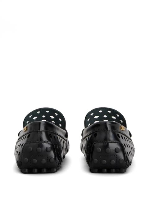 Tod's Gommino perforated loafers - Black