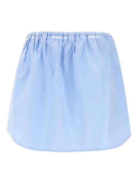 Miu Miu drawstring front mini skirt - Blue