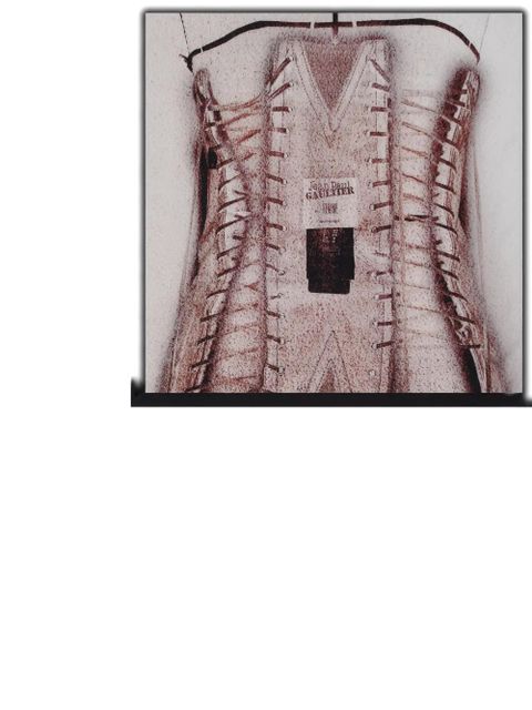 Jean Paul Gaultier printed corset scarf - Neutrals - zdjęcie produktu nr 2