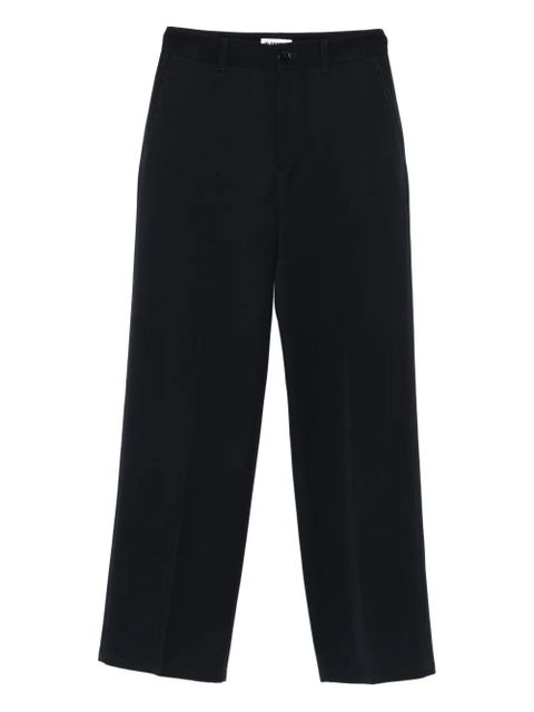 Jil Sander button-fastening trousers - Blue - zdjęcie produktu nr 1