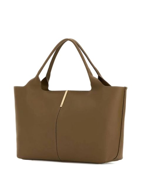 Tod's leather top-handle tote bag - Brown