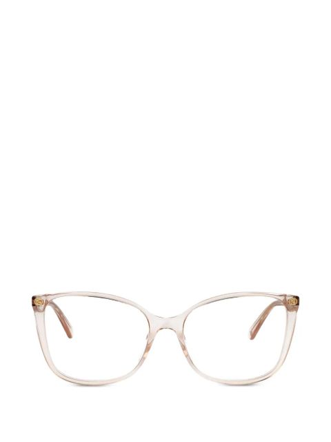 Gucci Eyewear cat-eye frame glasses - Neutrals - zdjęcie produktu nr 1