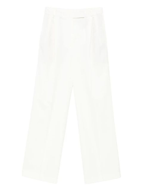 Róhe pleated wool-blend trousers - Neutrals - zdjęcie produktu nr 1