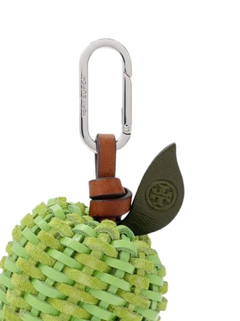 Tory Burch lime woven keyring - Green - zdjęcie produktu nr 2