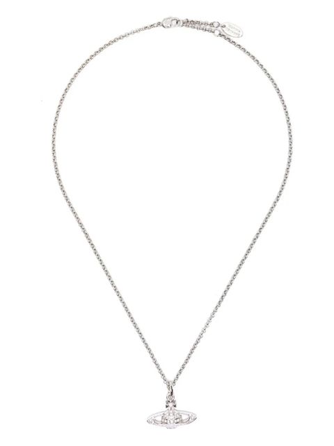 Vivienne Westwood Mini Bas Relief Pendant n ecklace - Silver - zdjęcie produktu nr 1