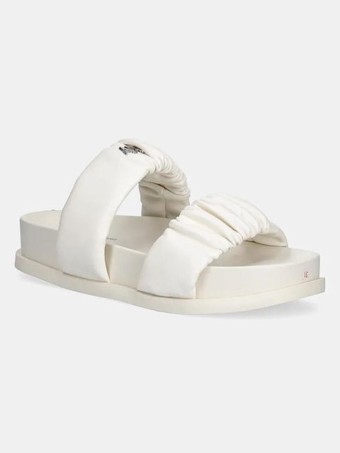 Armani Exchange klapki damskie kolor biały XDP062 XV926 00894 - zdjęcie produktu nr 1