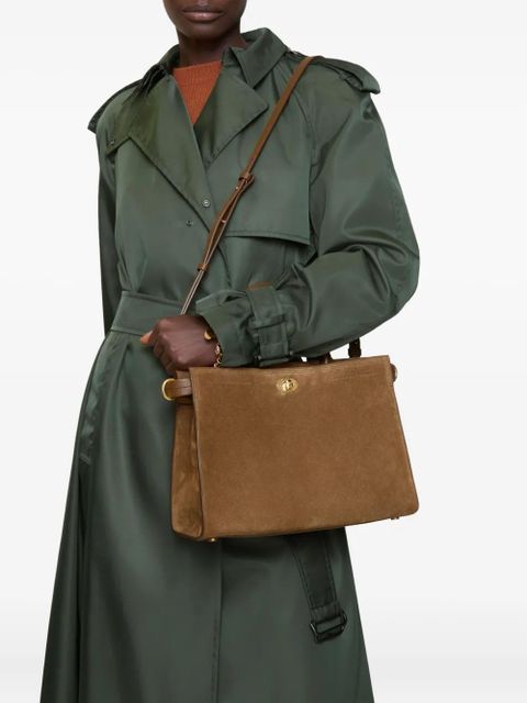 Burberry Cotswolds suede small tote bag - Brown - zdjęcie produktu nr 2