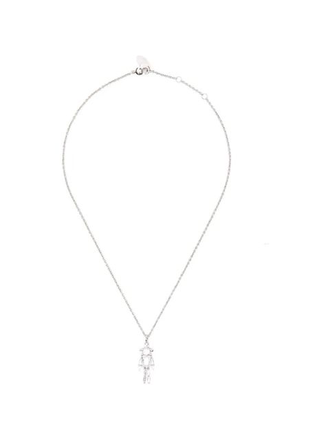Vivienne Westwood Issa Pendant crystal-embellished necklace - Silver - zdjęcie produktu nr 1
