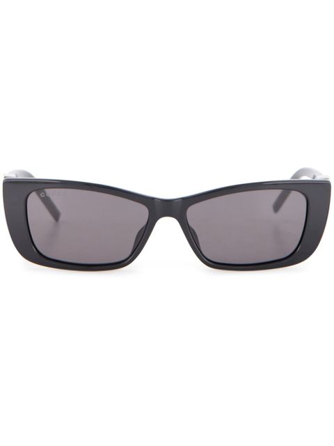 Gucci Eyewear rectangle-frame sunglasses - Black