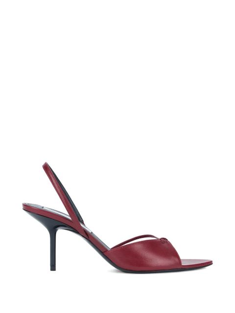 Victoria Beckham slingback leather sandals - Red - zdjęcie produktu nr 1