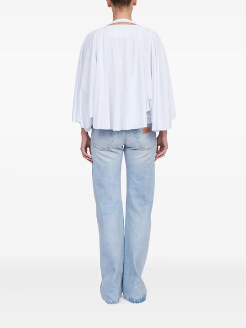 MM6 Maison Margiela long-sleeved top - White