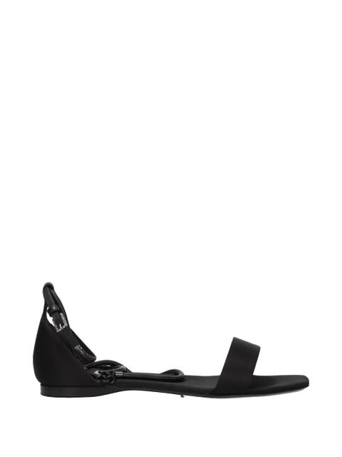 Max Mara crystal-embellished satin sandals - Black - zdjęcie produktu nr 1