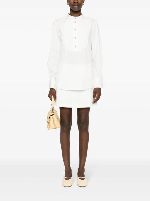 Chloé sculpted-buttons cotton shirt - White - zdjęcie produktu nr 2