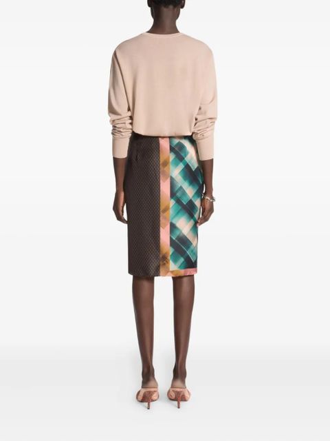 DRIES VAN NOTEN v-neckline sweater - Neutrals - zdjęcie produktu nr 2
