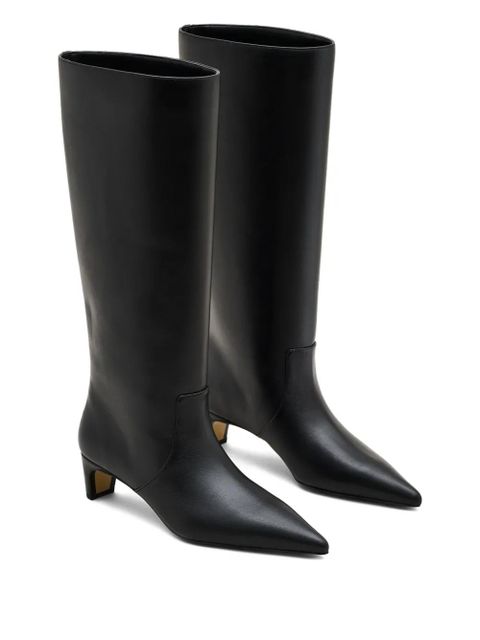 Marc Jacobs pointed-toe leather boots - Black