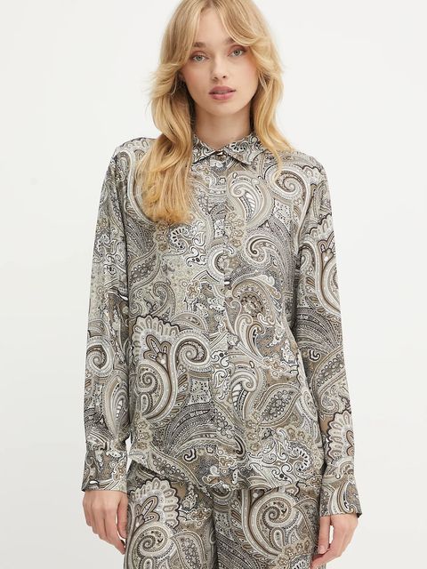 Marciano by Guess koszula MELISSA damska kolor brązowy regular z kołnierzykiem klasycznym 5GGH32 7298A - zdjęcie produktu nr 1