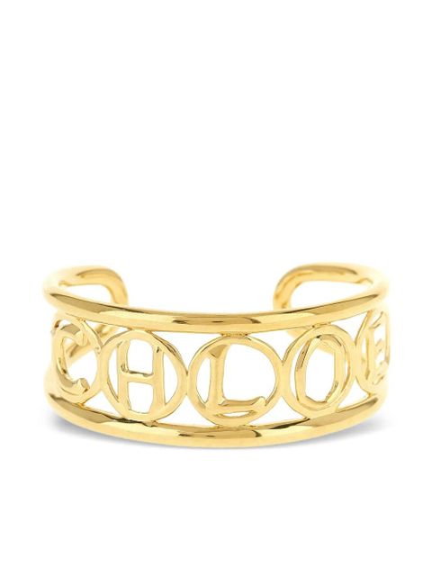 Chloé Script gold-tone bangle - zdjęcie produktu nr 1