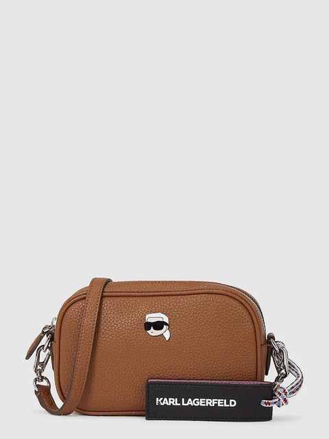 Karl Lagerfeld torebka IKON kolor brązowy A4W30248 - zdjęcie produktu nr 1