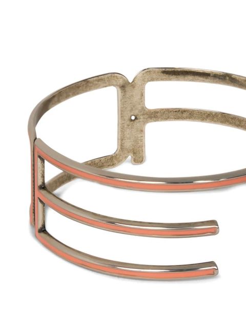 ETRO logo-plaque bracelet - Silver