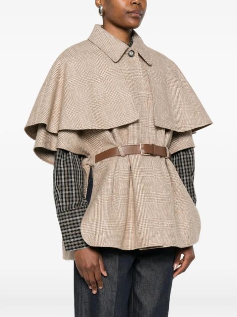 Max Mara belted cape - Neutrals
