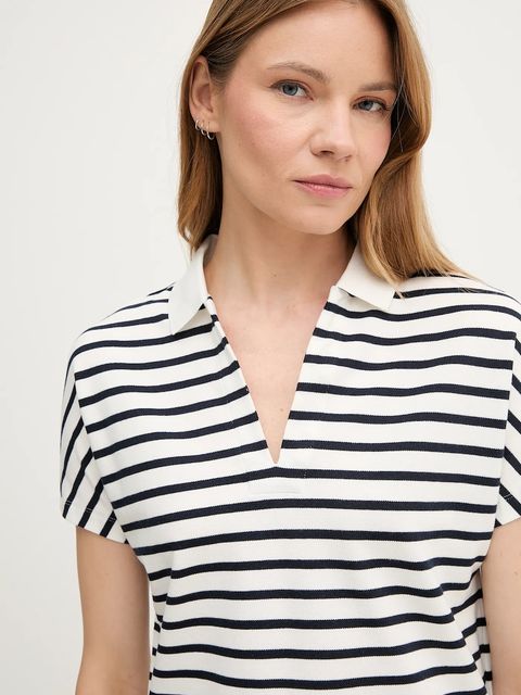 Tommy Hilfiger polo damski kolor biały WW0WW46512