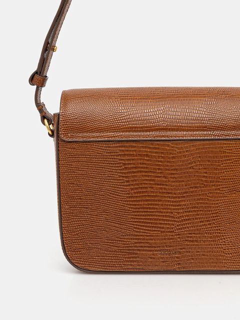 Sessun torebka skórzana kolor brązowy 25102002