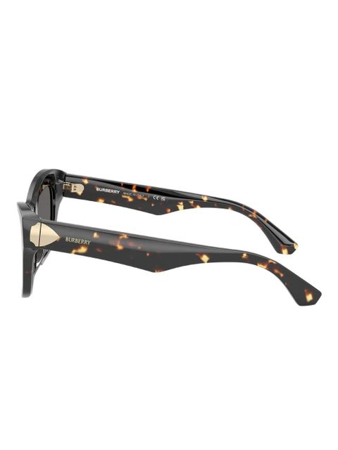 Burberry Eyewear tortoiseshell geometric sunglasses - Brown - zdjęcie produktu nr 2