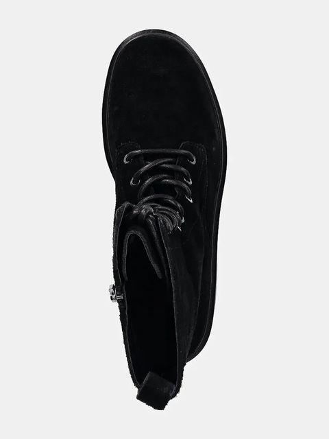 Calvin Klein Jeans workery zamszowe FLATFORM ZIP LACEUP MG S