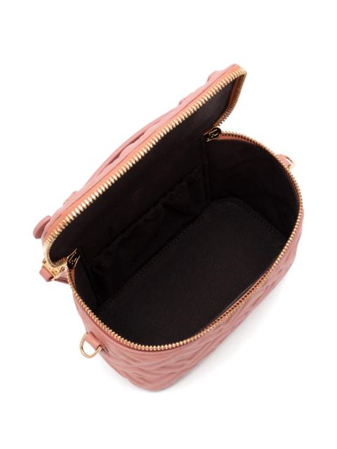 FENDI quilted top-handle make-up bag - Pink