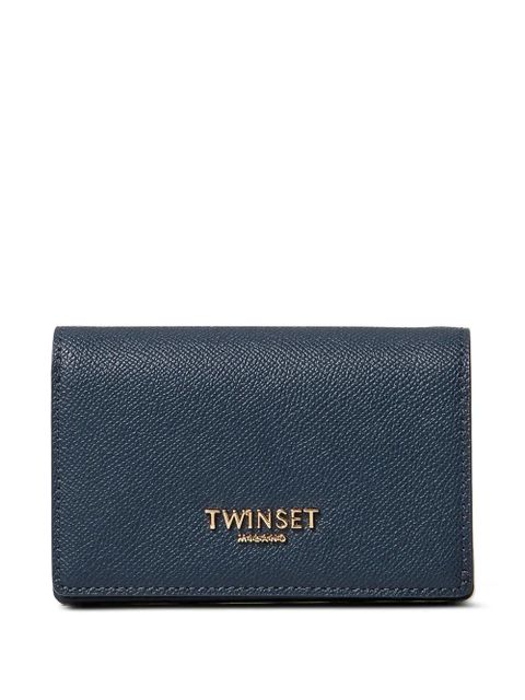 TWINSET bi-fold zip wallet - Blue - zdjęcie produktu nr 1
