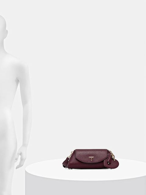 Guess torebka BOLENA kolor bordowy HWZG92 07190