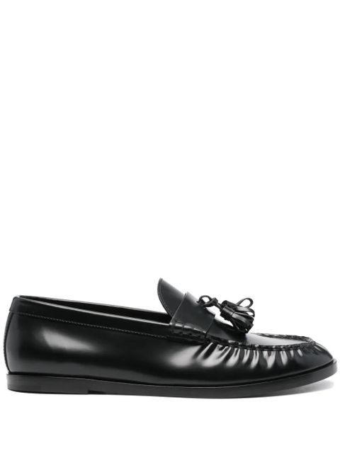 The Row tassel-detail leather loafers - Black - zdjęcie produktu nr 1