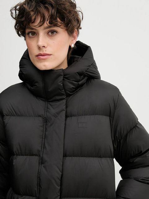 Tommy Hilfiger kurtka puchowa kolor czarny zimowa WW0WW45739